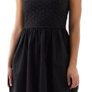 GAP Black Square Neck Mini Dress